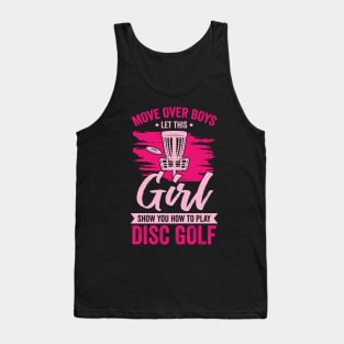 Funny Disc Golf Girl Gift Tank Top